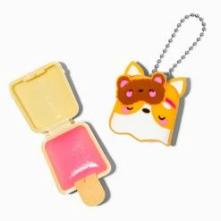 Brand new 🔔 Claire's Pucker Pops® Sleepy Corgi Lip Gloss - Strawberry 🛒