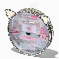 Best deal 🤩 Claire's Club Snow Leopard Zip Makeup Set ⌛