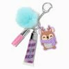 Discount 🛒 Claire's Purple Reindeer Bling Lip Gloss Keychain 😉 -Claire’s Shop 04657 1