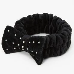 Best Pirce ✨ Claire's Makeup Bow Headwrap - Black 🥰