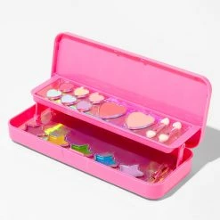Cheap ???? Claire's Rainbow Checkered Pink Make-Up Palette ????