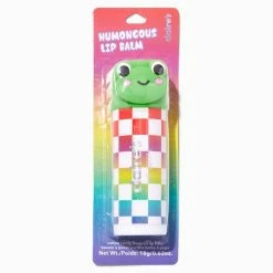 Hot Sale 😀 Claire's Checkered Frog Humongous Lip Balm ⭐ -Claire’s Shop 07523 3