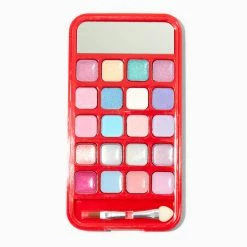 Budget 👏 Claire's Pink Polka Dot Bling Red Cell Phone Makeup Set 🎁 -Claire’s Shop 10088 2