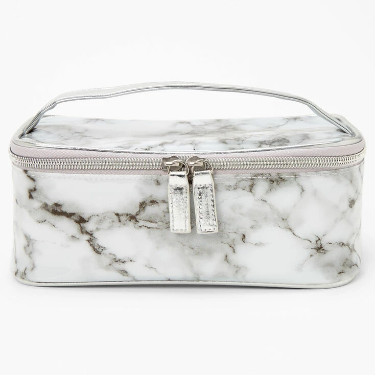 Budget ⌛ Claire's Black And White Marble Makeup Bag 🎁 4 Budget ⌛ Claire's Black And White Marble Makeup Bag 🎁 - Image 2