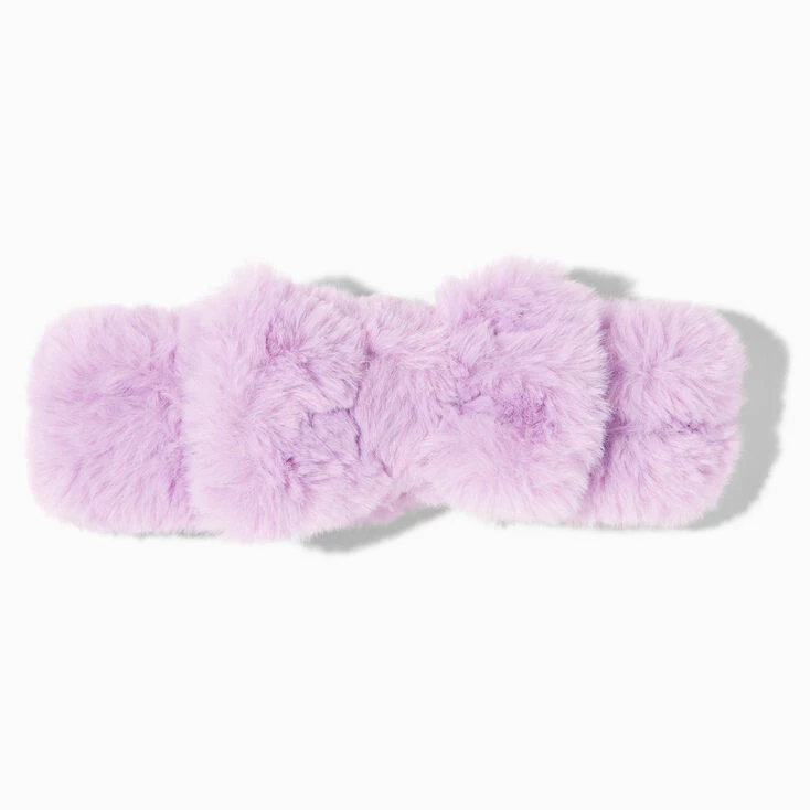 Coupon ❤️ Claire's Lilac Furry Makeup Bow Headwrap 😍 4 Coupon ❤️ Claire's Lilac Furry Makeup Bow Headwrap 😍 - Image 2