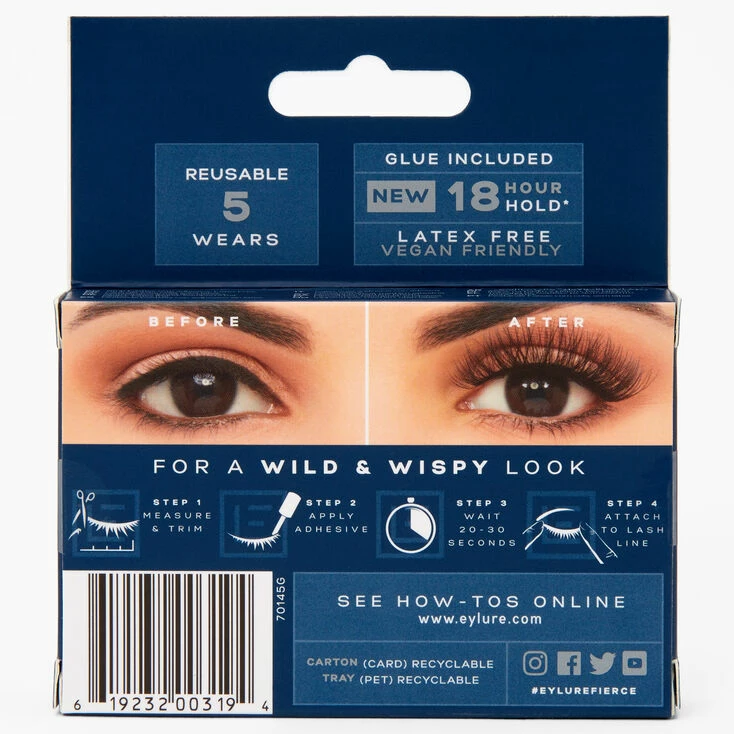 Discount 😉 Claire's Eylure Wild & Wispy False Lashes - Fierce 🎉 5 Discount 😉 Claire's Eylure Wild & Wispy False Lashes - Fierce 🎉 - Image 3