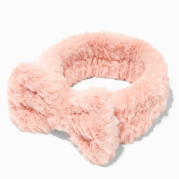 Best Pirce π Claire's Pink Furry Makeup Bow Headwrap π€© 3 Best Pirce π Claire's Pink Furry Makeup Bow Headwrap π€©