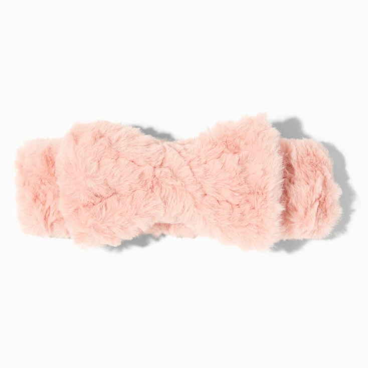 Best Pirce π Claire's Pink Furry Makeup Bow Headwrap π€© 4 Best Pirce π Claire's Pink Furry Makeup Bow Headwrap π€© - Image 2