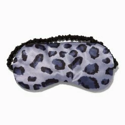 New ✔️ Claire's Grey Leopard Satin Sleeping Mask ✨