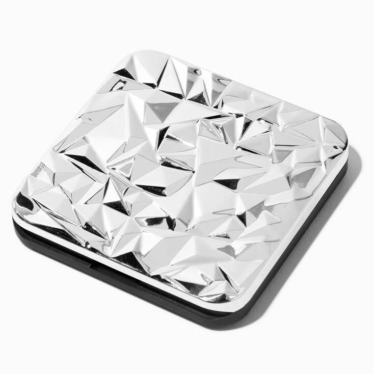 Coupon ❤️ Claire's Silver Shatter Compact Mirror 🤩 3 Coupon ❤️ Claire's Silver Shatter Compact Mirror 🤩