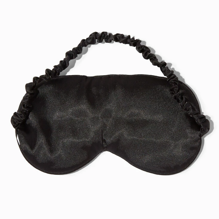 Cheap 😉 Claire's Black Bling Satin Sleeping Mask 🥰 4 Cheap 😉 Claire's Black Bling Satin Sleeping Mask 🥰 - Image 2