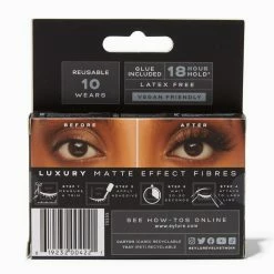 Top 10 ✔️ Claire's Eylure Luxe Velvet Noir Matte Black Fibres - After Dark ❤️ -Claire’s Shop 18448 3