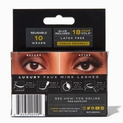 Best Sale 🧨 Claire's Eylure Luxe Faux Mink Eyelashes - Opal 🤩 -Claire’s Shop 18530 3