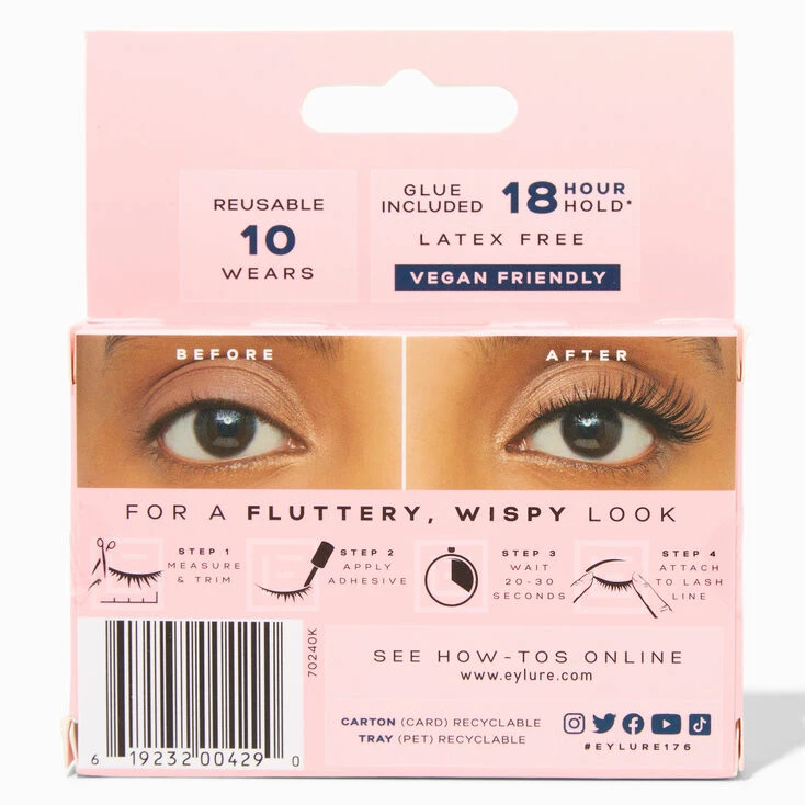 Cheapest 👍 Claire's Eylure Fluttery Light Cluster Effect False Lashes - No. 176 👏 5 Cheapest 👍 Claire's Eylure Fluttery Light Cluster Effect False Lashes - No. 176 👏 - Image 3