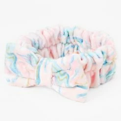 Best reviews of 🤩 Claire's Plush Multicolored Marble Makeup Bow Headwrap 🎉