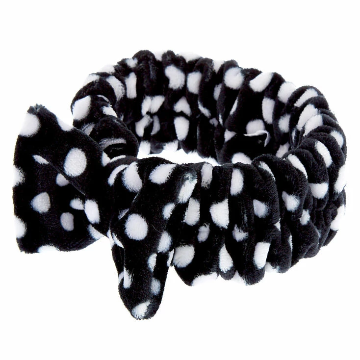 Promo β¨ Claire's Polka Dot Makeup Bow Headwrap - Black π 3 Promo β¨ Claire's Polka Dot Makeup Bow Headwrap - Black π