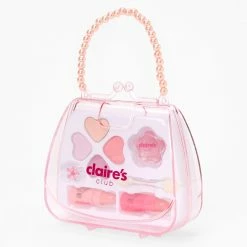 Coupon ⭐ Claire's Club Pink Pearl Purse Makeup Set ❤️