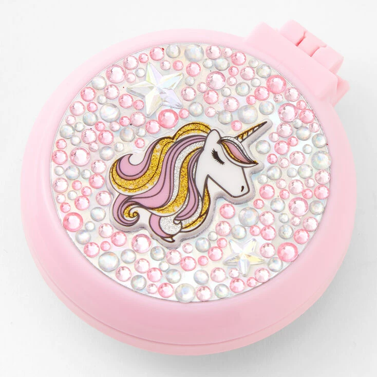 Outlet ✨ Claire's Unicorn Bling Pop-Up Hair Brush - Pale Pink 🤩 4 Outlet ✨ Claire's Unicorn Bling Pop-Up Hair Brush - Pale Pink 🤩 - Image 2