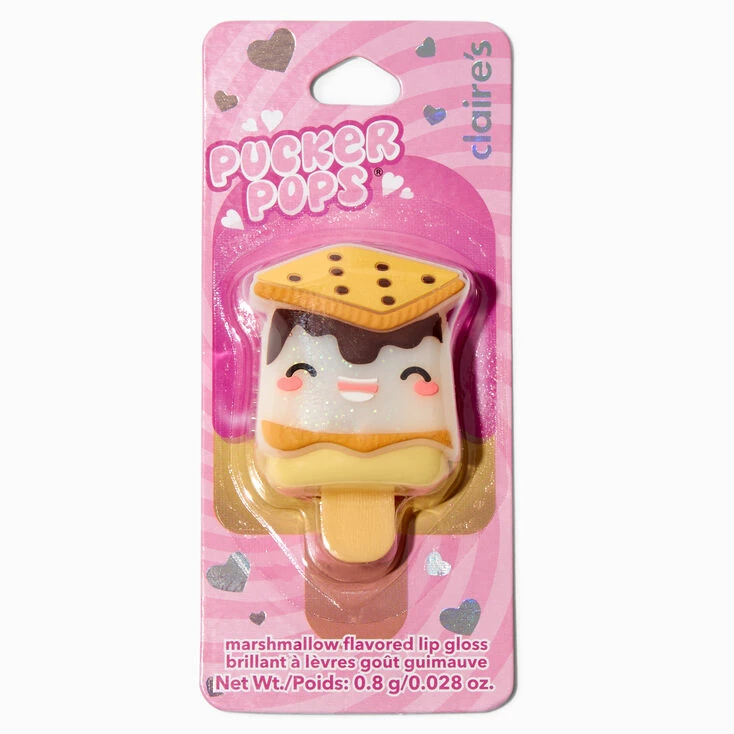 Discount 💯 Claire's Pucker Pops® S'mores Lip Gloss - Marshmallow 😉 5 Discount 💯 Claire's Pucker Pops® S'mores Lip Gloss - Marshmallow 😉 - Image 3