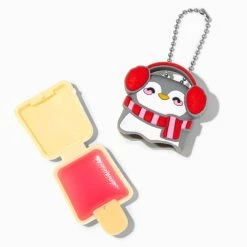 Hot Sale ✔️ Claire's Pucker Pops® Penguin Scarf Lip Gloss - Cherry 😍