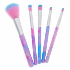 Coupon 🥰 Claire's Cotton 🍬 Candy Marble Makeup Brush Set - 5 Pack 👏