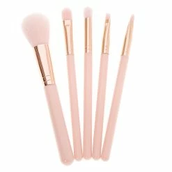 Hot Sale 🌟 Claire's Blushing Makeup Brush Set - Pink, 5 Pack 👏
