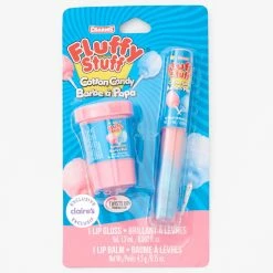 Brand new 🧨 Claire's Charms® Fluffy Stuff Cotton 🍬 Candy Lip Gloss Set - 2 Pack 💯
