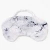 Best deal 🥰 Claire's White Marbled Plush Sleeping Mask 🎁 -Claire’s Shop 62773 1