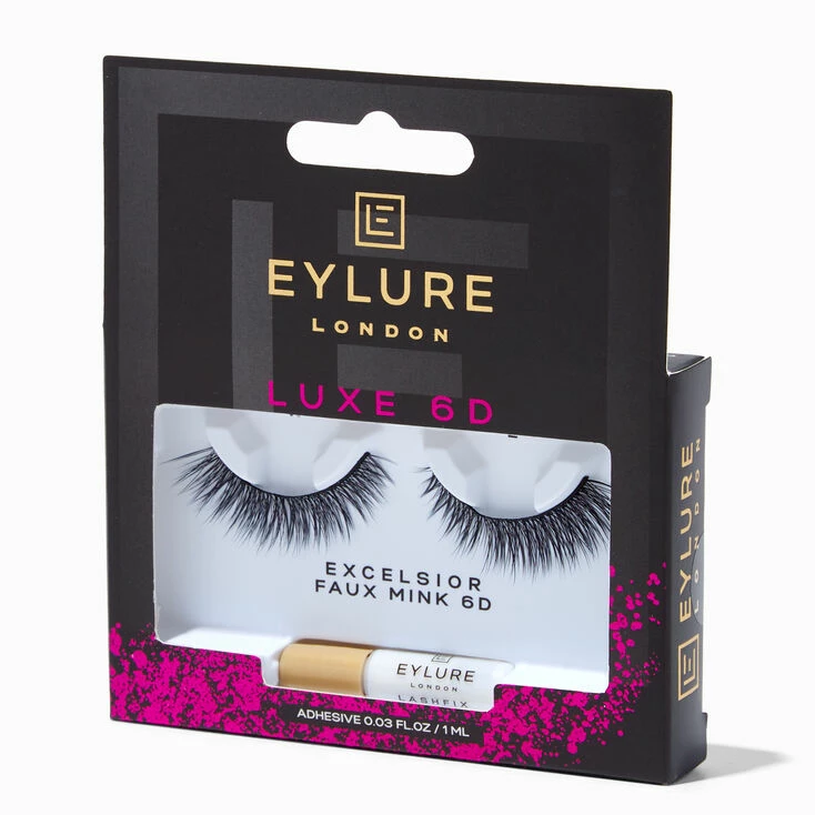 Hot Sale ๐ Claire's Eylure Luxe 6D Faux Mink Eyelashes - Excelsior ๐งจ 3 Hot Sale ๐ Claire's Eylure Luxe 6D Faux Mink Eyelashes - Excelsior ๐งจ