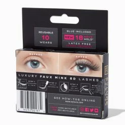 Hot Sale ๐ Claire's Eylure Luxe 6D Faux Mink Eyelashes - Excelsior ๐งจ 7 Hot Sale ๐ Claire's Eylure Luxe 6D Faux Mink Eyelashes - Excelsior ๐งจ -Claireโs Shop 69455 3