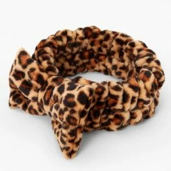 Best Pirce 🤩 Claire's Makeup Bow Headwrap - Leopard ⭐