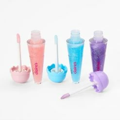 Top 10 ✔️ Claire's Club Glitter Ice Cream Lip Gloss Set - 3 Pack 🔔