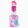 Hot Sale 🤩 Claire's Retro Daisy Pink Makeup Brush Set - 3 Pack ⌛ -Claire’s Shop 83803 1