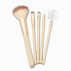 Deals 👏 Claire's Matte Tan Makeup Brushes (5 Pack) ✔️