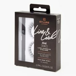 Best Sale π― Claire's Eylure Line & Lash Faux Mink Wispy False Lashes - Black Liner π