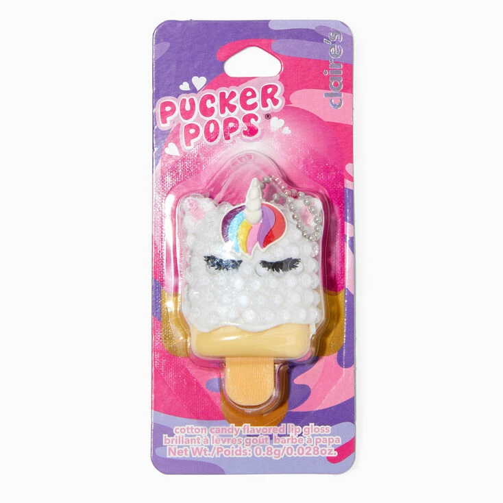 Outlet ???? Claire's Pucker Pops® Unicorn Bling Lip Gloss - Cotton ???? Candy ???? 5 Outlet ???? Claire's Pucker Pops® Unicorn Bling Lip Gloss - Cotton ???? Candy ???? - Image 3