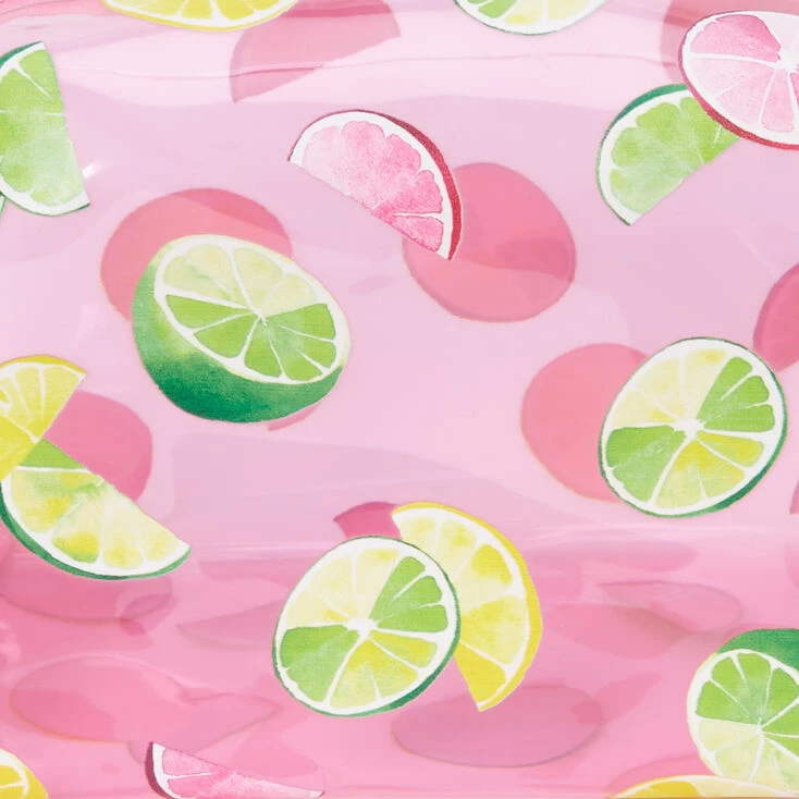Deals 👍 Claire's Pink Citrus Transparent Makeup Bag 🎁 4 Deals 👍 Claire's Pink Citrus Transparent Makeup Bag 🎁 - Image 2